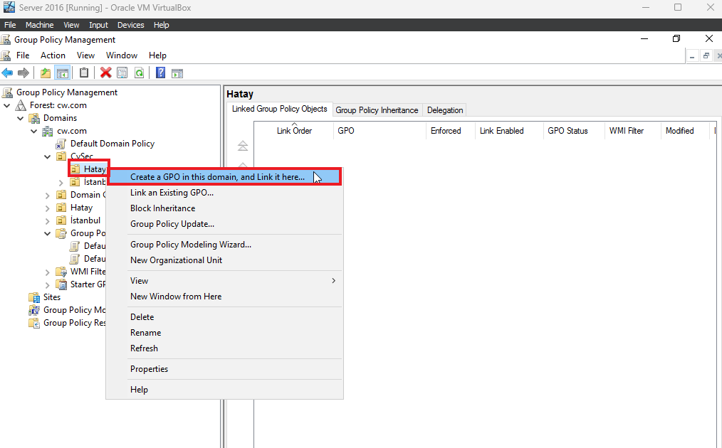 GPO (Group Policy Object) Giriş | CyberWorm
